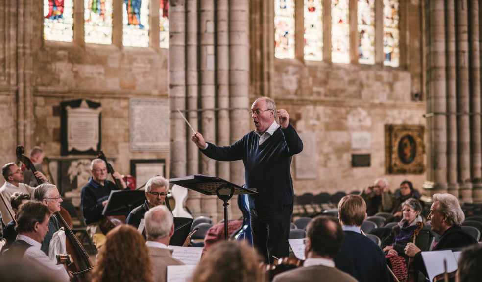 Andrew Millington will conduct Exeter Philharmonic Choir for the last time next month